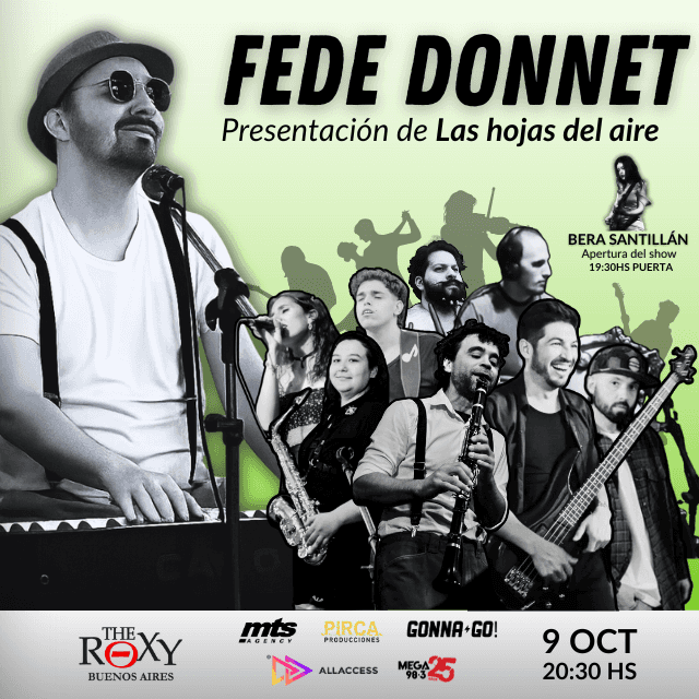 FEDE DONNET EN THE ROXY LIVE en The Roxy Live