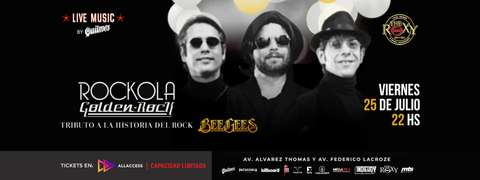 ROCKOLA GOLDEN-ROCK - TRIBUTO A BEE GEES: ONE NIGHT ONLY