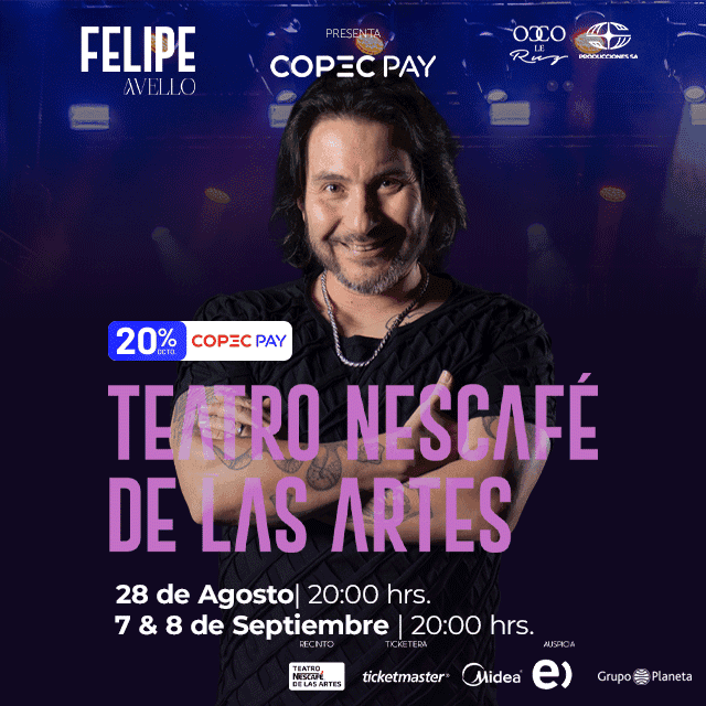 Felipe Avello - Agosto y Septiembre 2026