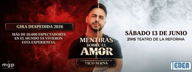 Mentiras sobre el amor Nico Serna