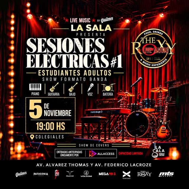 Flyer de LA SALA PRESENTA "SESIONES ELECTRONICAS 1"