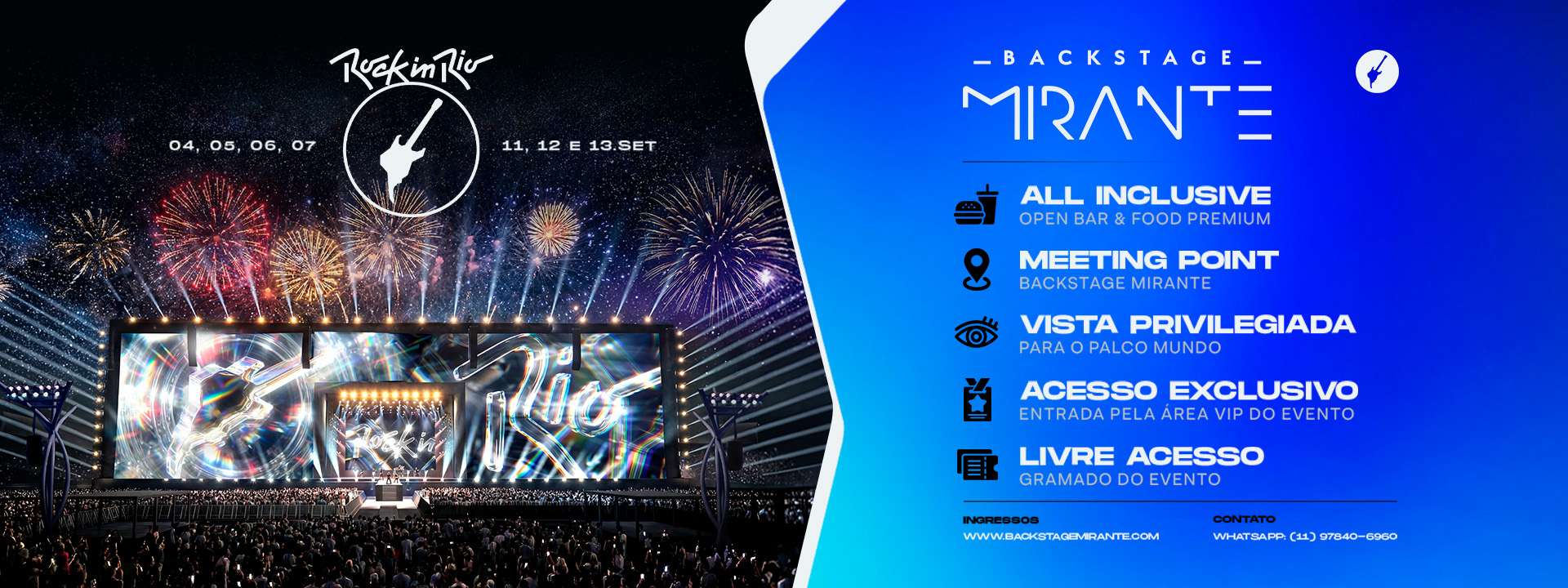 Backstage Mirante | Rock in Rio