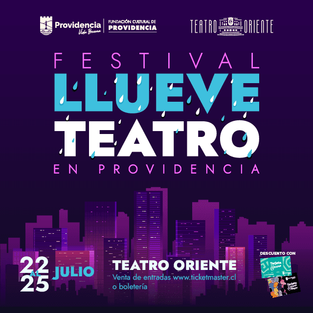 Festival Llueve Teatro En Providencia en Teatro Oriente