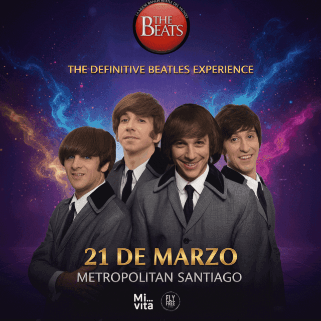 The Beats - Tributo a The Beatles en Metropolitan Santiago