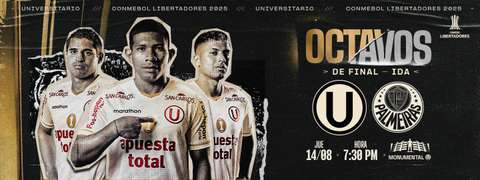 Universitario vs Palmeiras - Copa Libertadores 8vos de Final