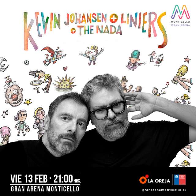 Kevin Johansen + Liniers + The Nada en Gran Arena Monticello