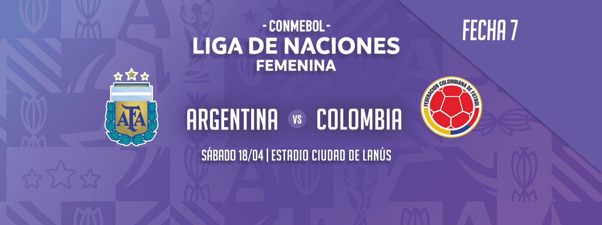 Argentina vs. Colombia - Liga de Naciones Femenina FECHA 7