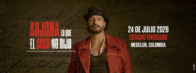 Arjona Medellín 2026