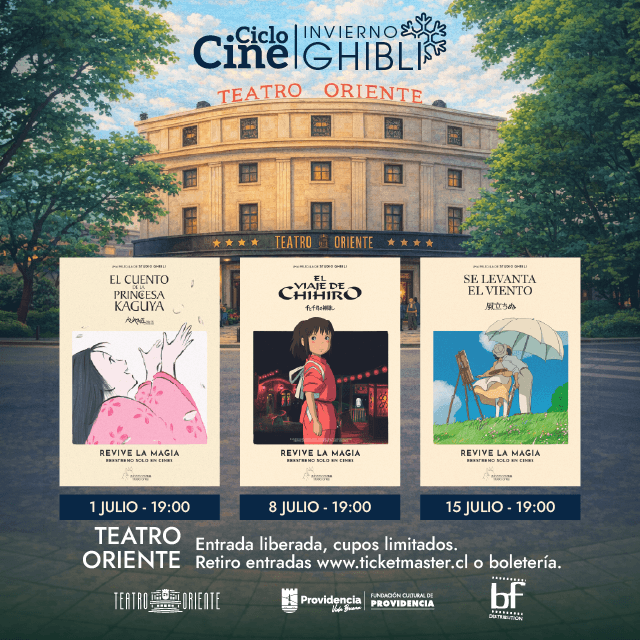 Ciclo de Cine Invierno Ghibli en Teatro Oriente