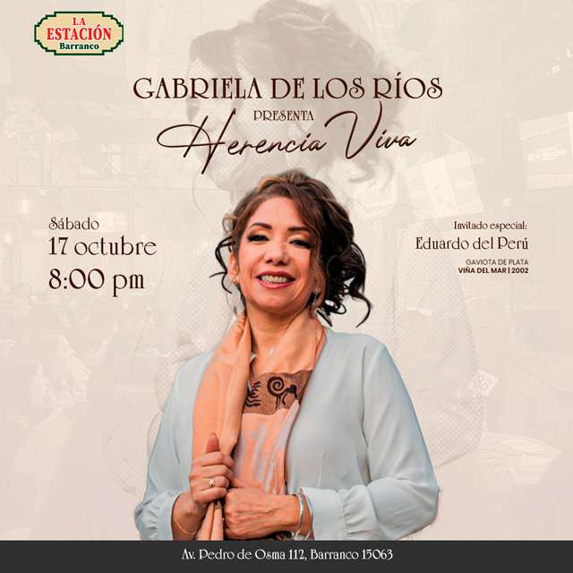 Presentación de EP Herencia Viva - Gabriela de los Ríos en La Estación de Barranco