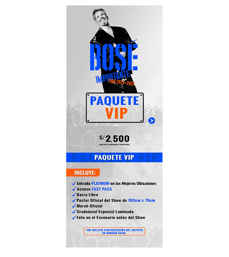 PAQUETES VIP