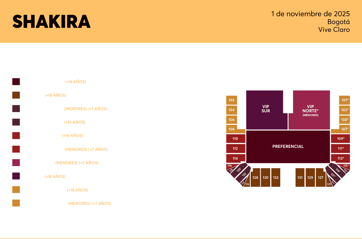 Mapa y precios