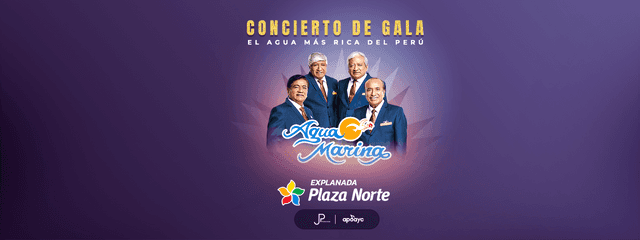 Concierto de Gala Agua Marina en Plaza Norte