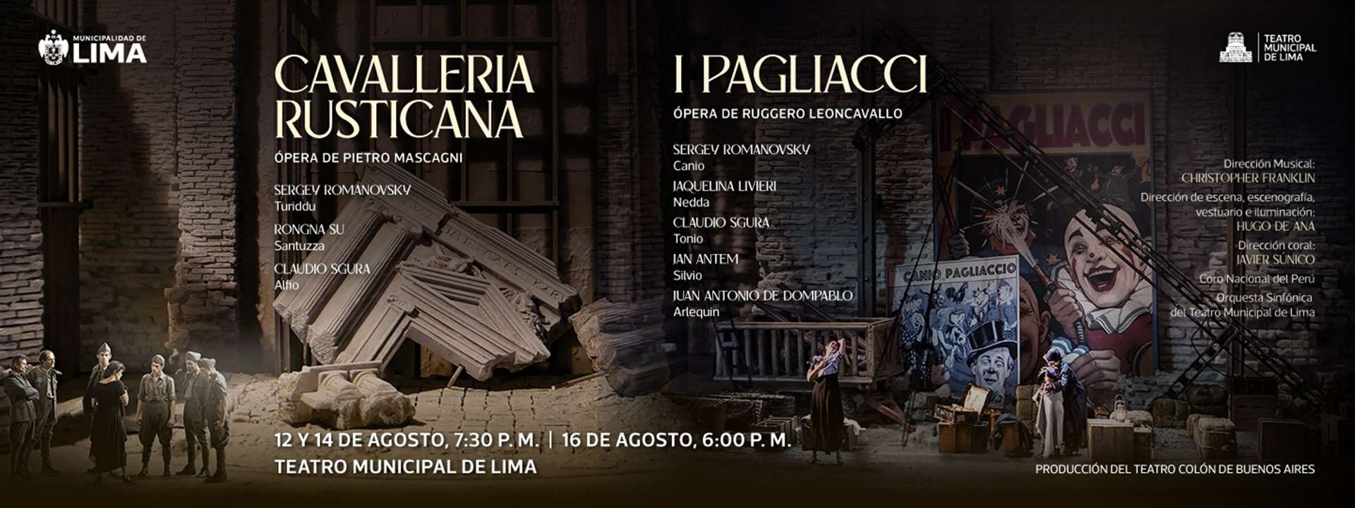 Ópera Cavalleria Pagliacci