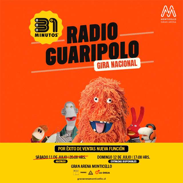 31 Minutos - Radio Guaripolo en Gran Arena Monticello