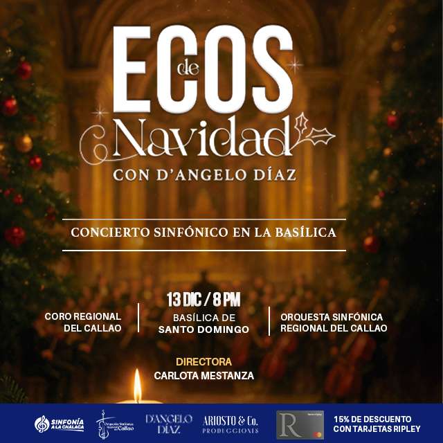 Ecos de Navidad con D’Angelo Díaz - Concierto Sinfónico en la Basílica