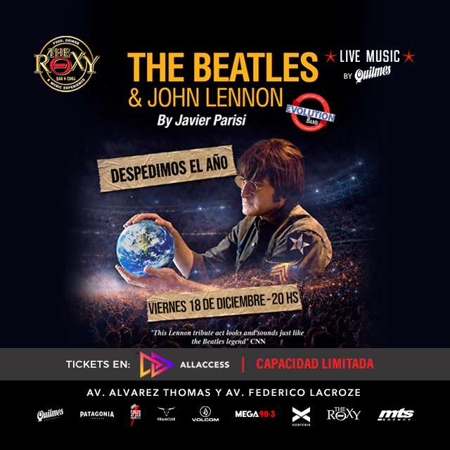 Flyer de JAVIER PARISI: THE BEATLES IN MY LIFE