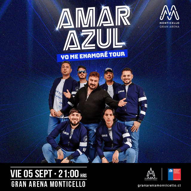 Amar Azul - Yo Me Enamore Tour en Gran Arena Monticello