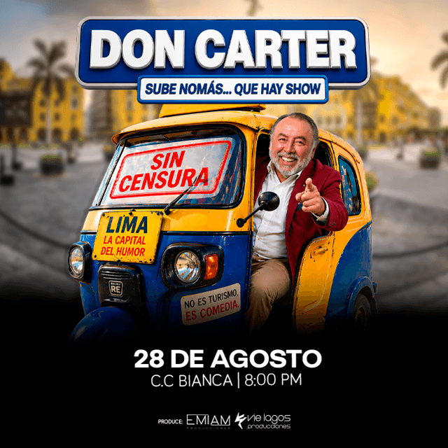 Don Carter - Sube Nomás Que Hay Show