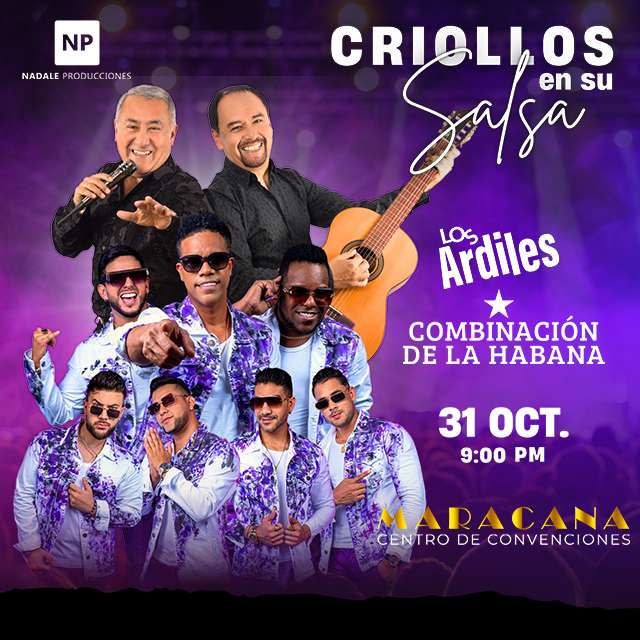 Criollos en su Salsa en Centro de Convenciones Maracana