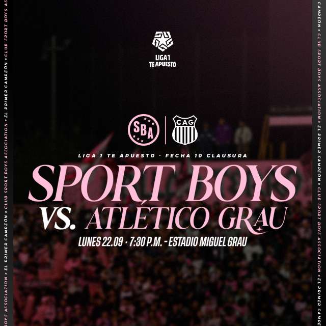 SBA vs Atlético Grau - F10 Liga 1 Torneo Clausura