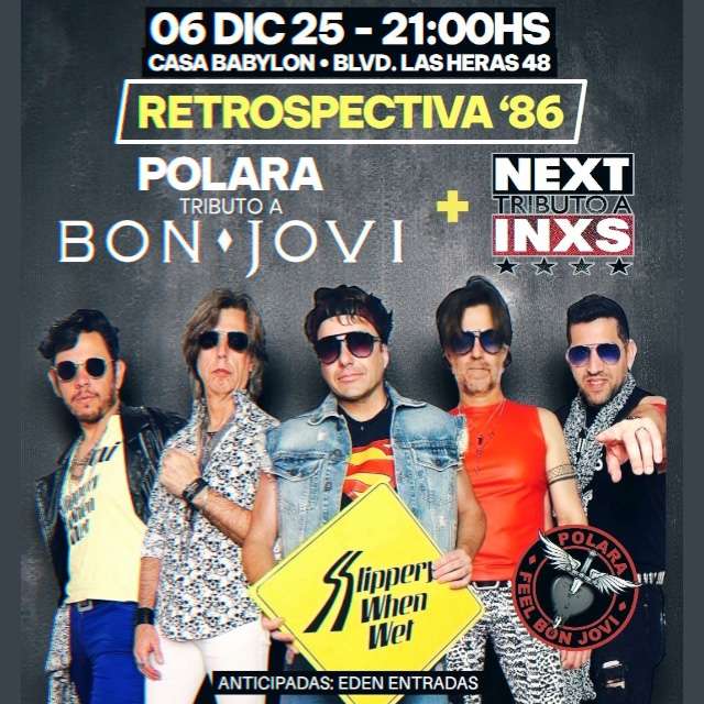 Polara - Tributo a Bon Jovi - Casa Babylon - Córdoba, 6 de diciembre, 2025