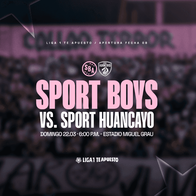 SBA vs Sport Huancayo - F8 Torneo Apertura en Estadio Miguel Grau del Callao