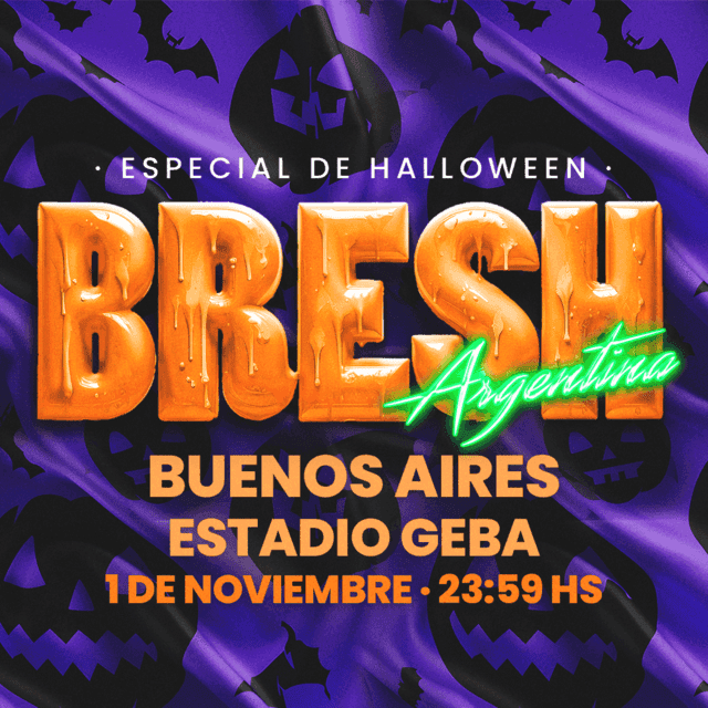 BRESH HALLOWEEN 2025 en - ESTADIO GEBA NEWBERY