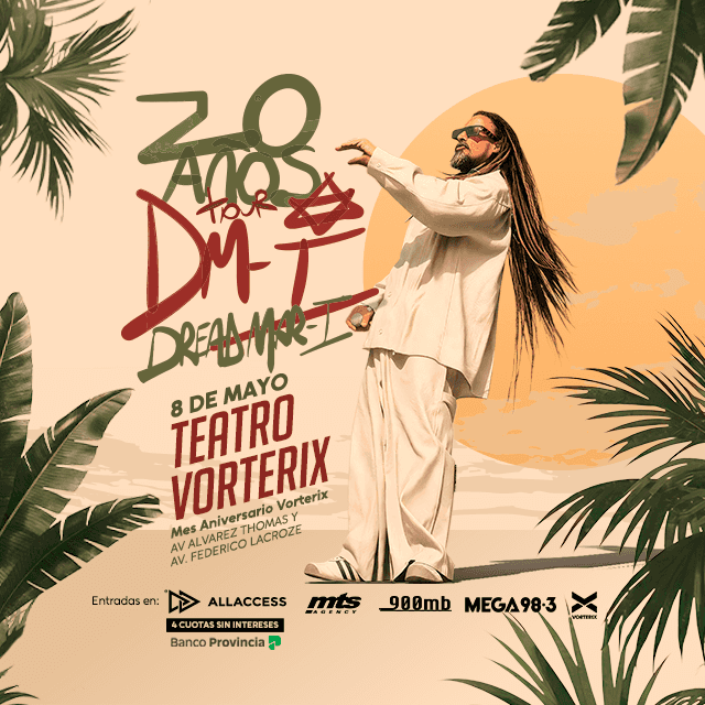 DREAD MAR I - 20 AÑOS - ANIVERSARIO VORTERIX - Viernes 8 de Mayo 2026