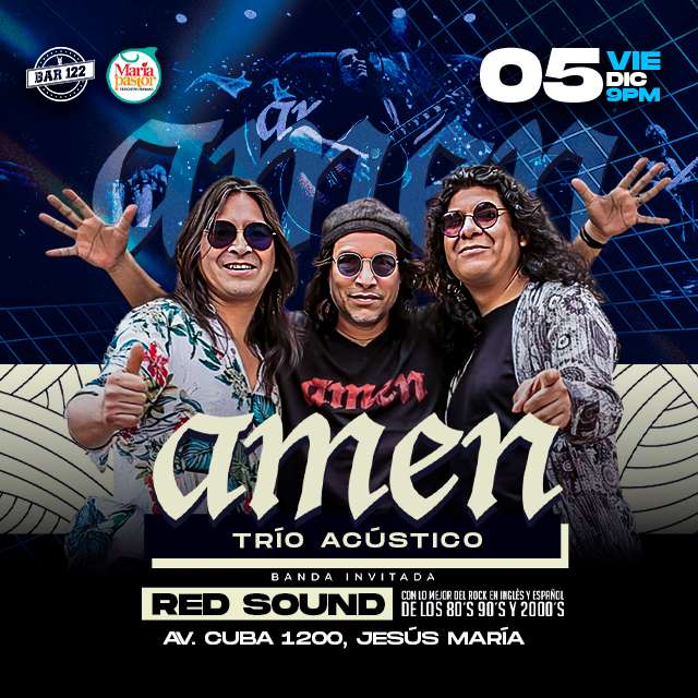 Amen - Trio Acustico en BAR 122