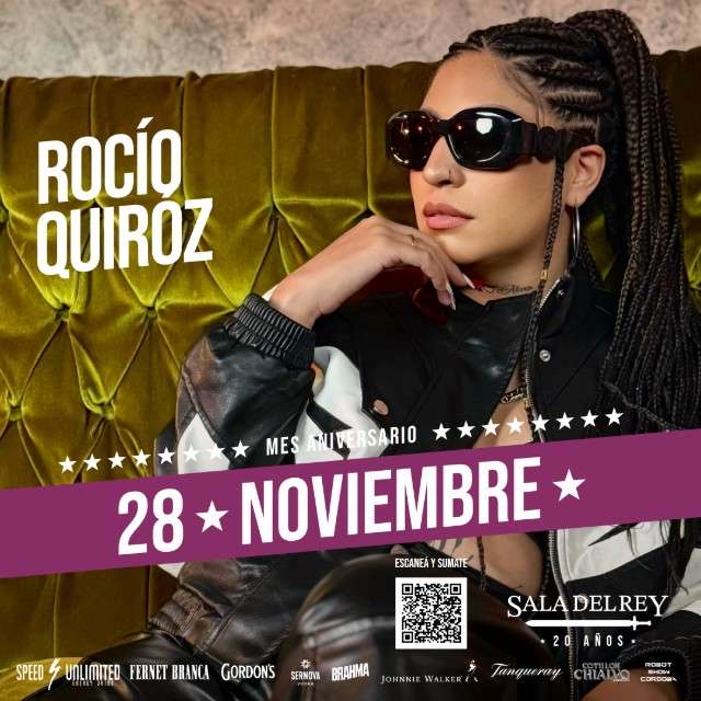 Rocio Quiroz - Viernes 28 de Noviembre 23:59Hs