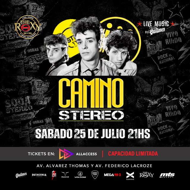CAMINO STEREO - Tributo a Soda & Cerati / FLORECER en The Roxy Bar & Grill