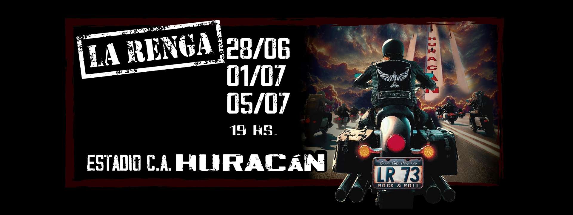 La Renga en Huracán