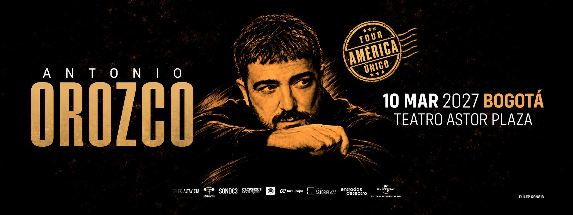 ANTONIO OROZCO TOUR AMÉRCIA ÚNICO