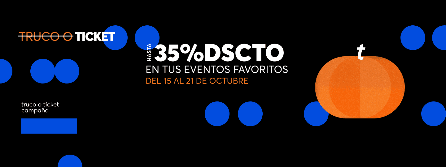 Banner Truco o Ticket 2026 - Hasta 35% dscto