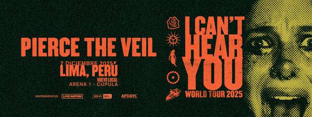 Pierce The Veil – I Can’t Hear You World Tour
