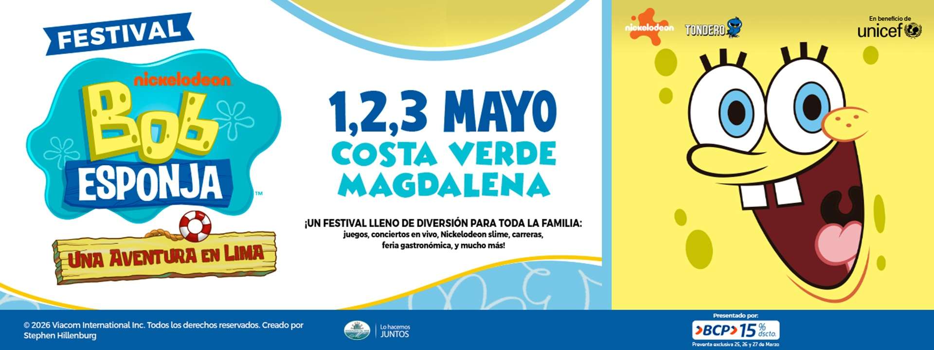 Festival Bob Esponja, Una Aventura En Lima