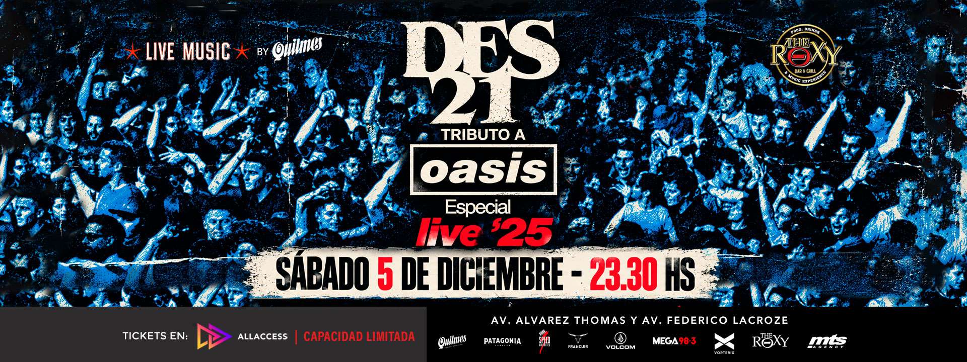 DES 21 TRIBUTO A OASIS - ESPECIAL LIVE'25