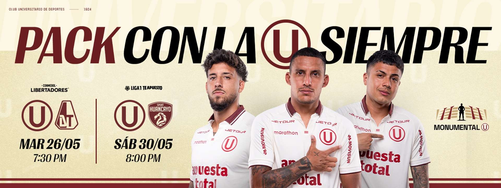 Pack Con La U Siempre