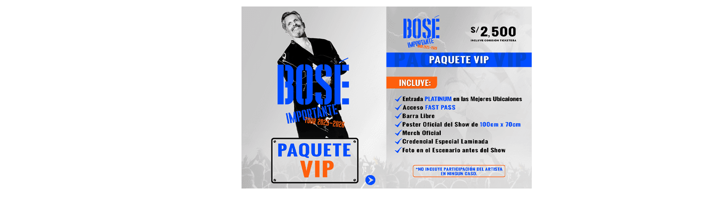 PAQUETES VIP