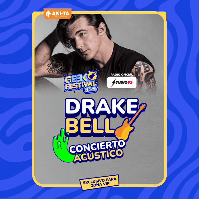 Drake Bell Concierto Acústico 14/11/25