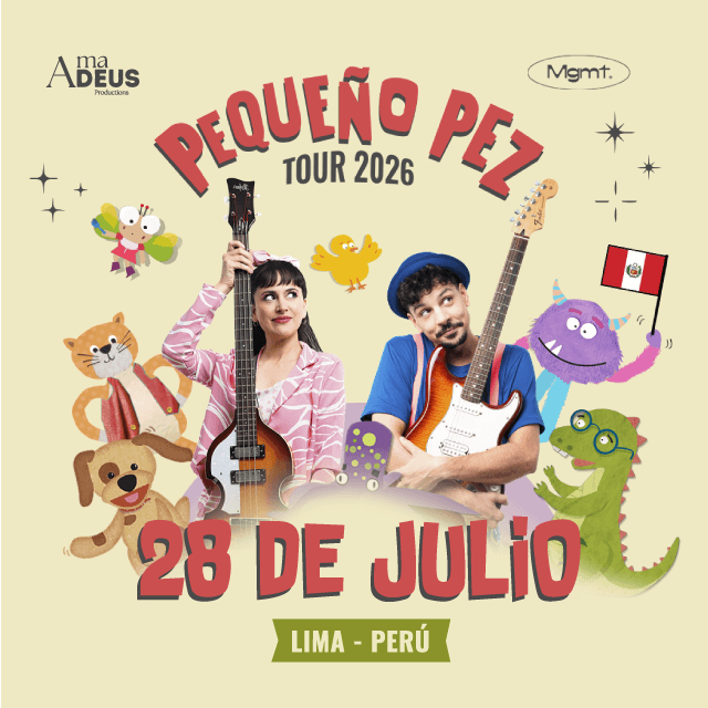 Pequeño Pez Tour 2026 - Lima en Centro de Convenciones Maracana
