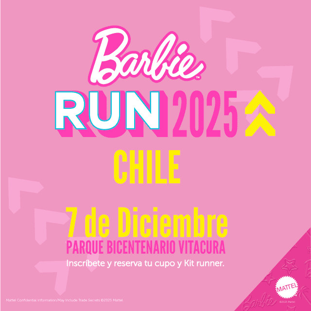 Barbie Run 2025 en Parque Bicentenario de Vitacura