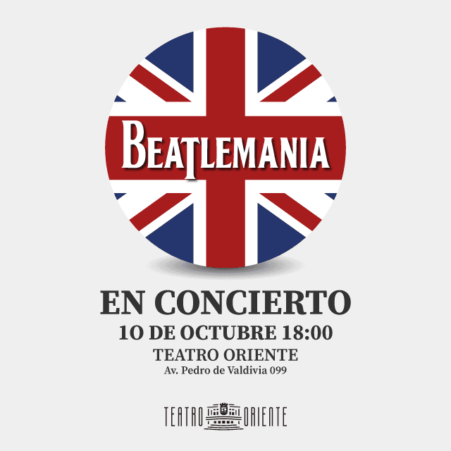 Afiche de Beatlemania en Concierto