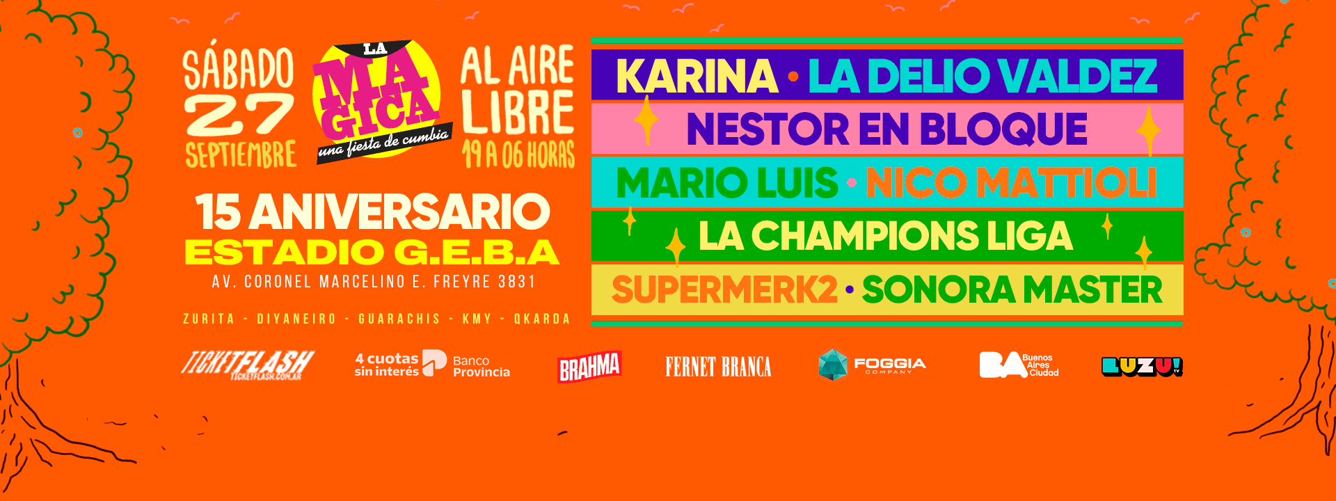La Mágica 15 aniversario