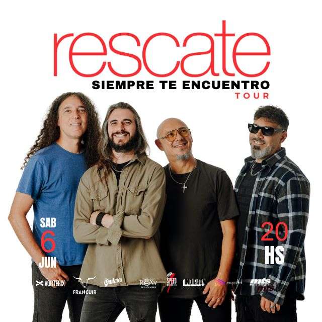 RESCATE – “SIEMPRE TE ENCUENTRO TOUR” en Teatro Vorterix