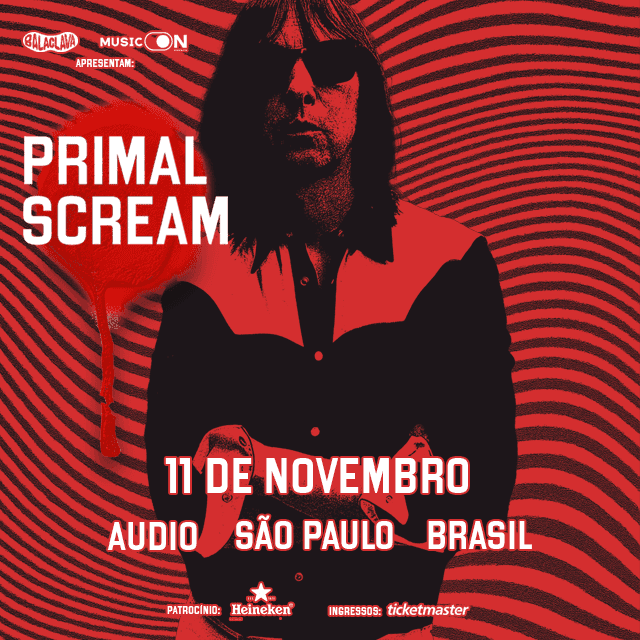 Primal Scream - São Paulo - 11/11/2025 - Venda Geral