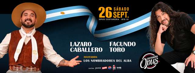 Lazaro Caballero y Facundo Toro