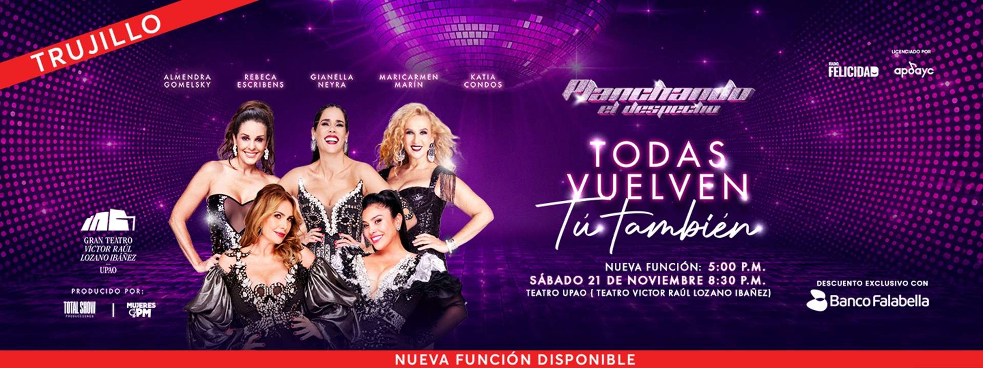 Imagem da fonte — Planchando El Despecho: Todas Vuelven ... ¡Tú También! (Trujillo)