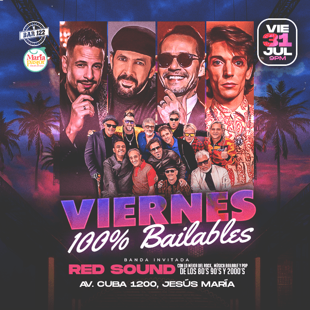Viernes 100% Bailables - 31 De Julio
